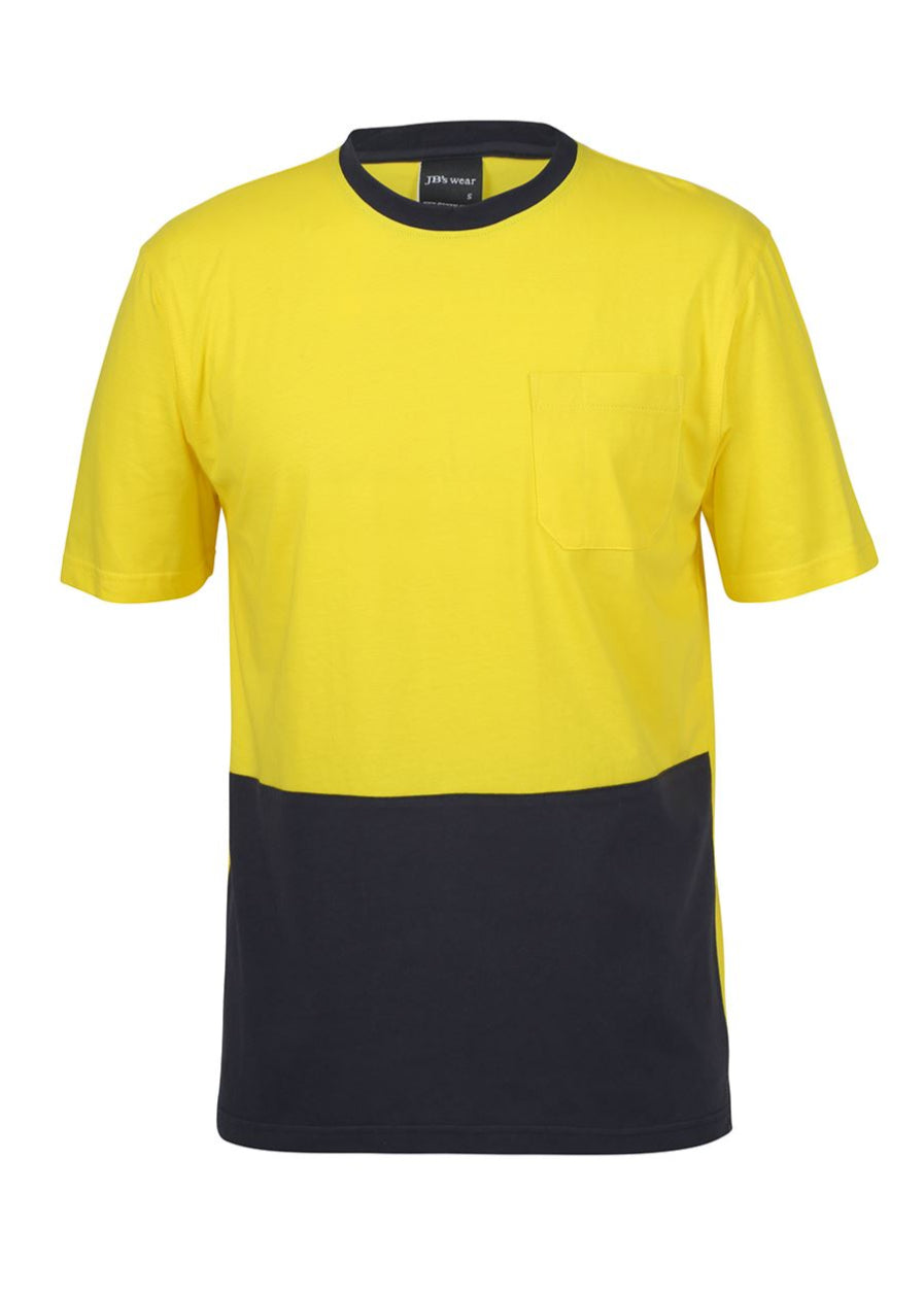 JBs Wear Hi Vis Crew Neck Cotton T-shirt