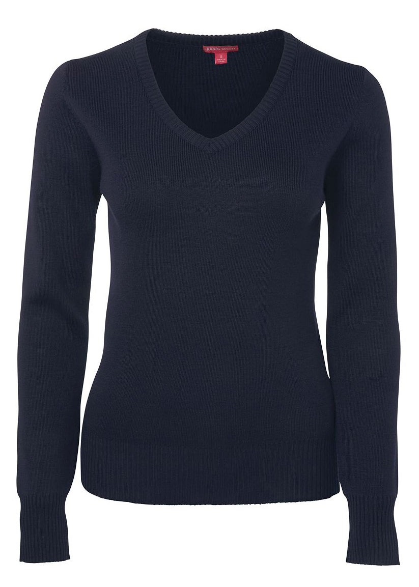 JBs Wear Ladies V-Style Neck Jumper