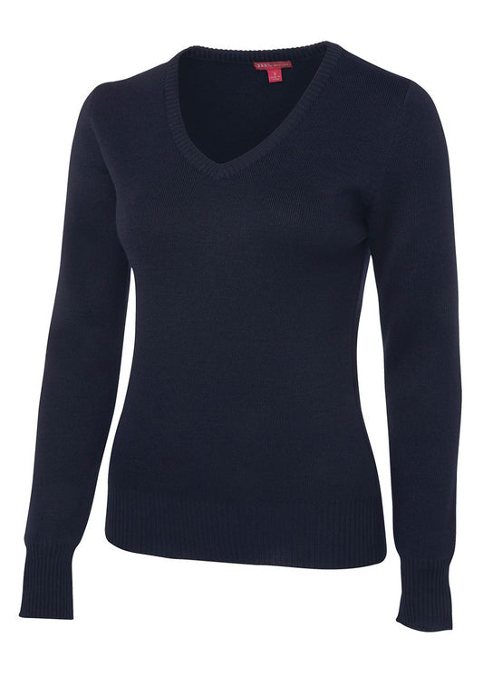 JBs Wear Ladies V-Style Neck Jumper
