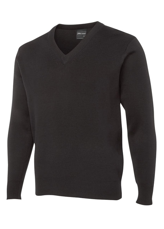 JBs Wear Mens Knitted V-Neck Jumper