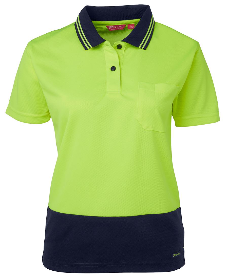 JBs Wear Ladies Hi Vis Comfort Polo