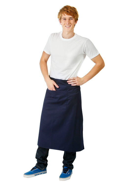 Blue Whale Unisex Long Waist Apron With Pocket
