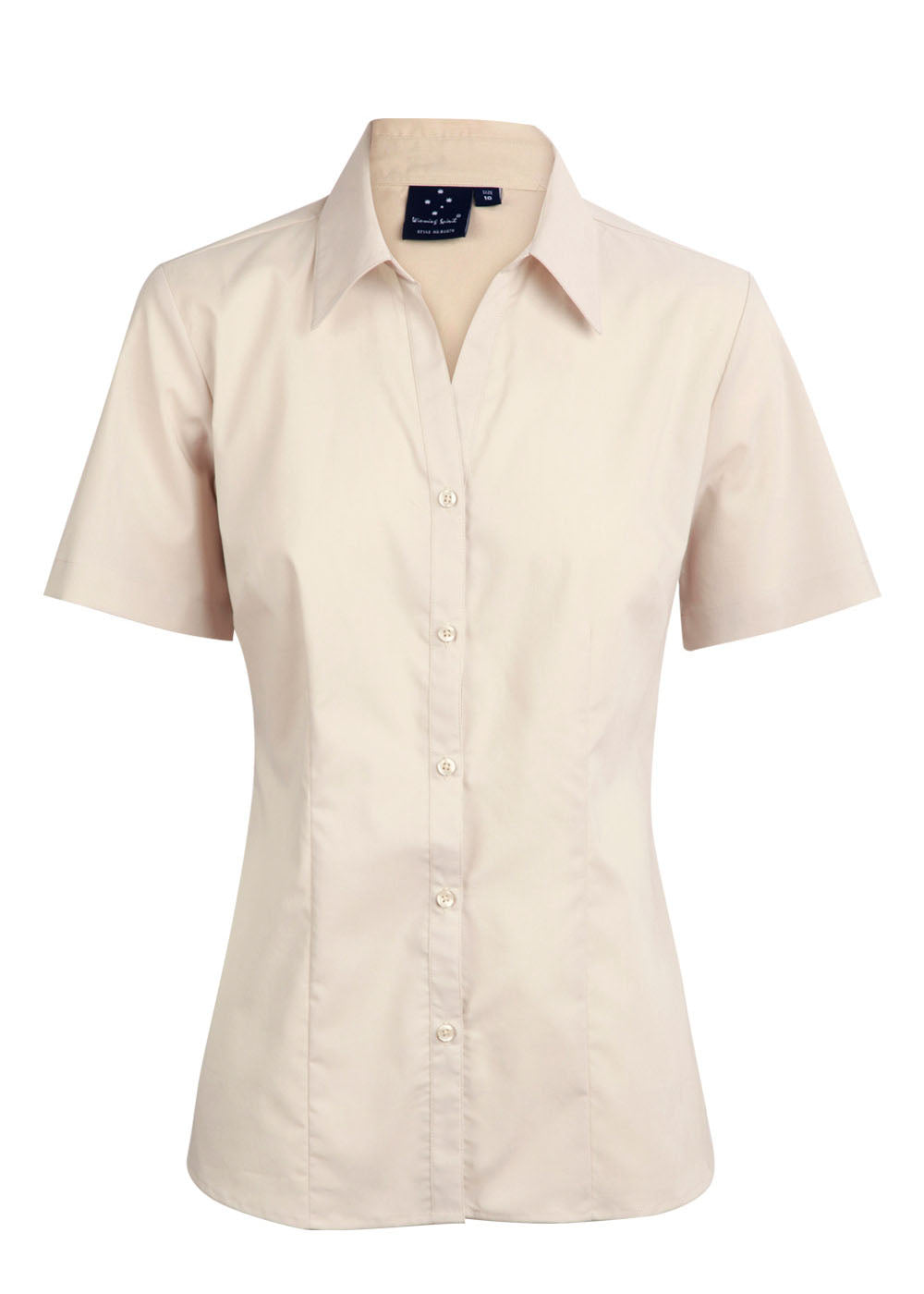 Winning Spirit Ladies Teflon Executive Short Sleeve Shirt