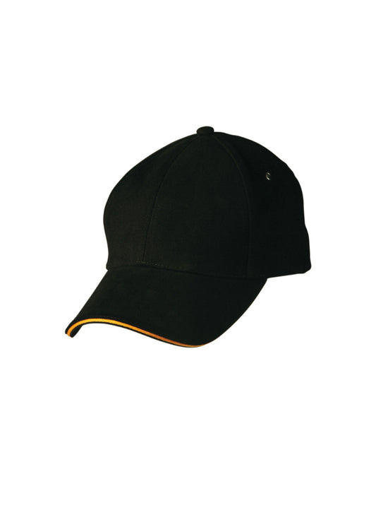 Shiny - Winning Spirit Heavy Brushed Cotton Sandwich Peak Cap