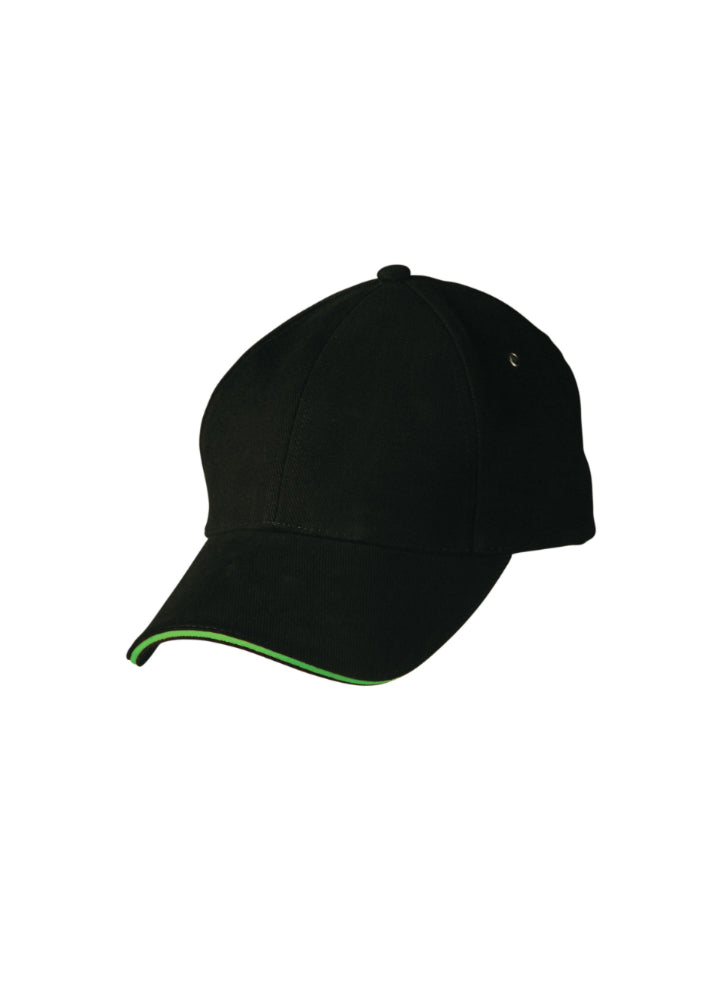 Shiny - Winning Spirit Heavy Brushed Cotton Sandwich Peak Cap