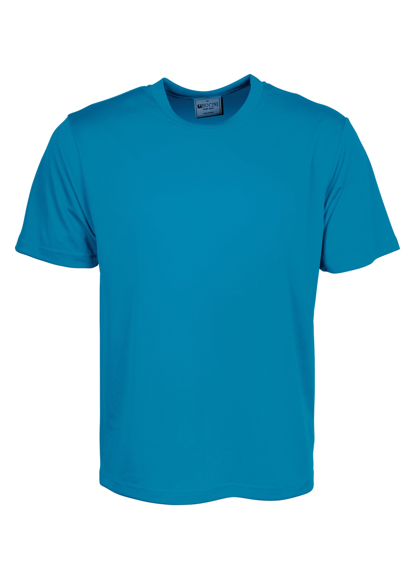 Bocini Unisex Adults Plain Breezeway Micromesh Tee Shirt