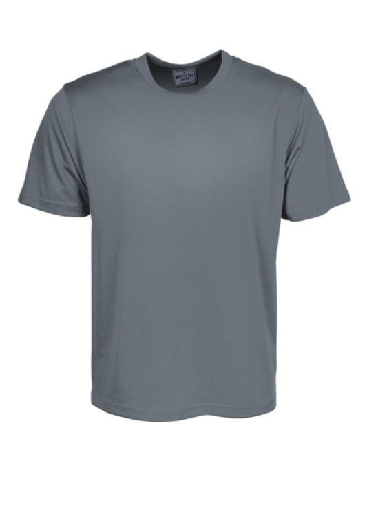 Bocini Unisex Adults Plain Breezeway Micromesh Tee Shirt