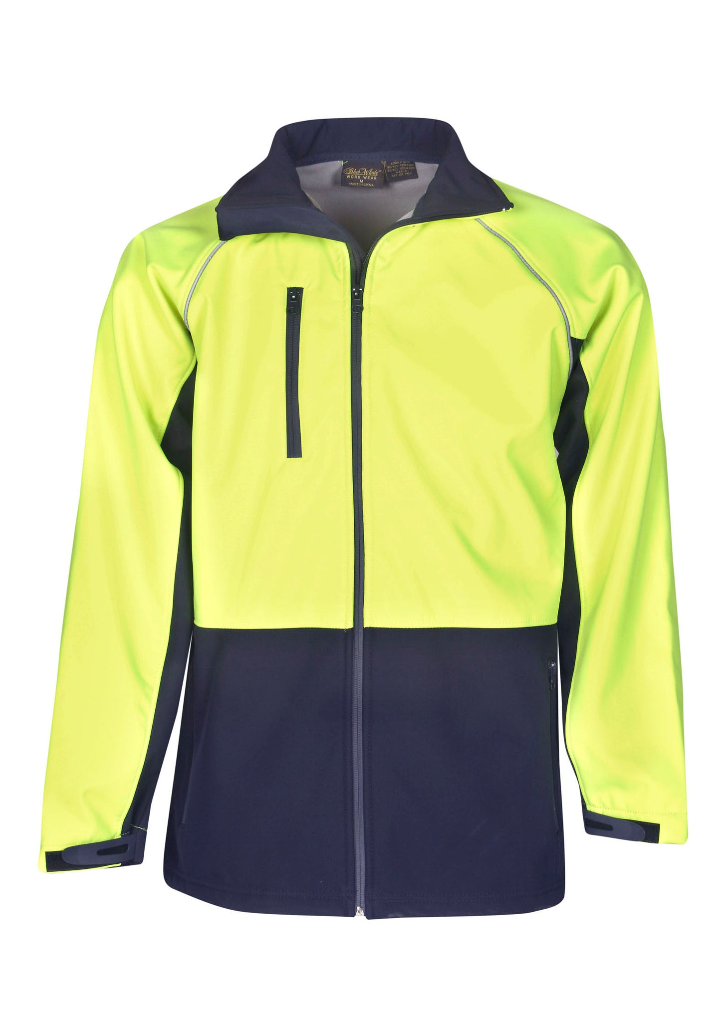 Blue Whale Unisex Hi Vis Soft Shell Jackets Day Use