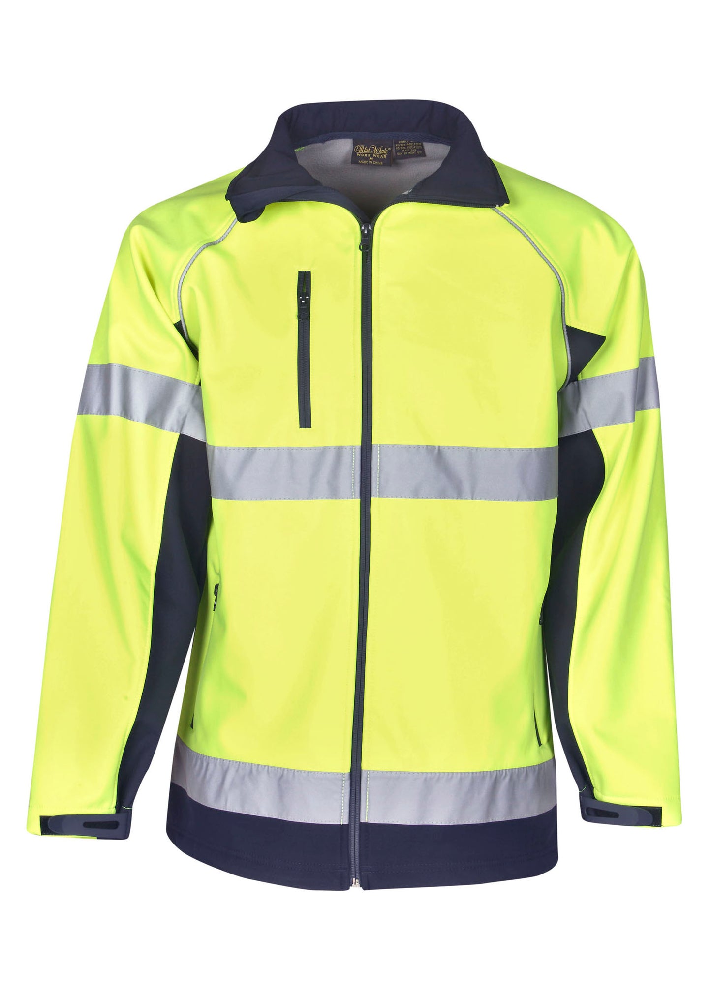 Blue Whale Unisex Hi Vis Soft Shell Jackets D/N Use