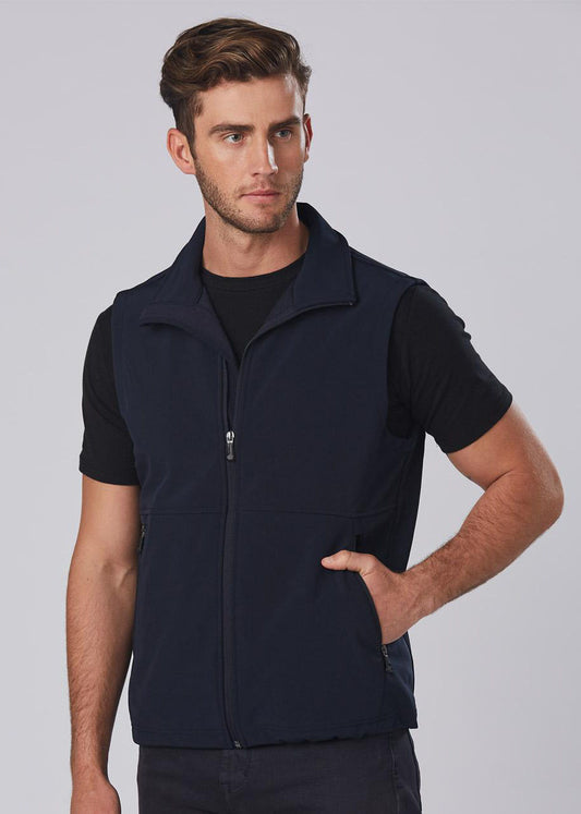 Winning Spirit Mens Softshell Hi-Tech Vest