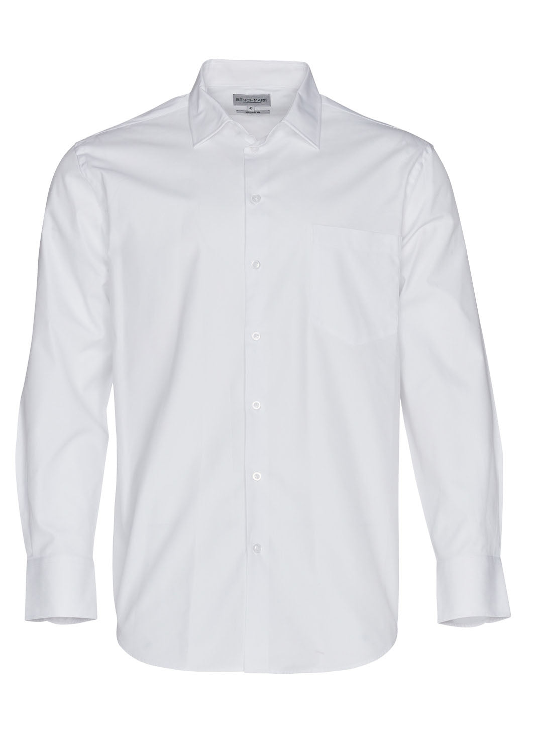 Winning Spirit CVC Mens Oxford Shirt Long Sleeve