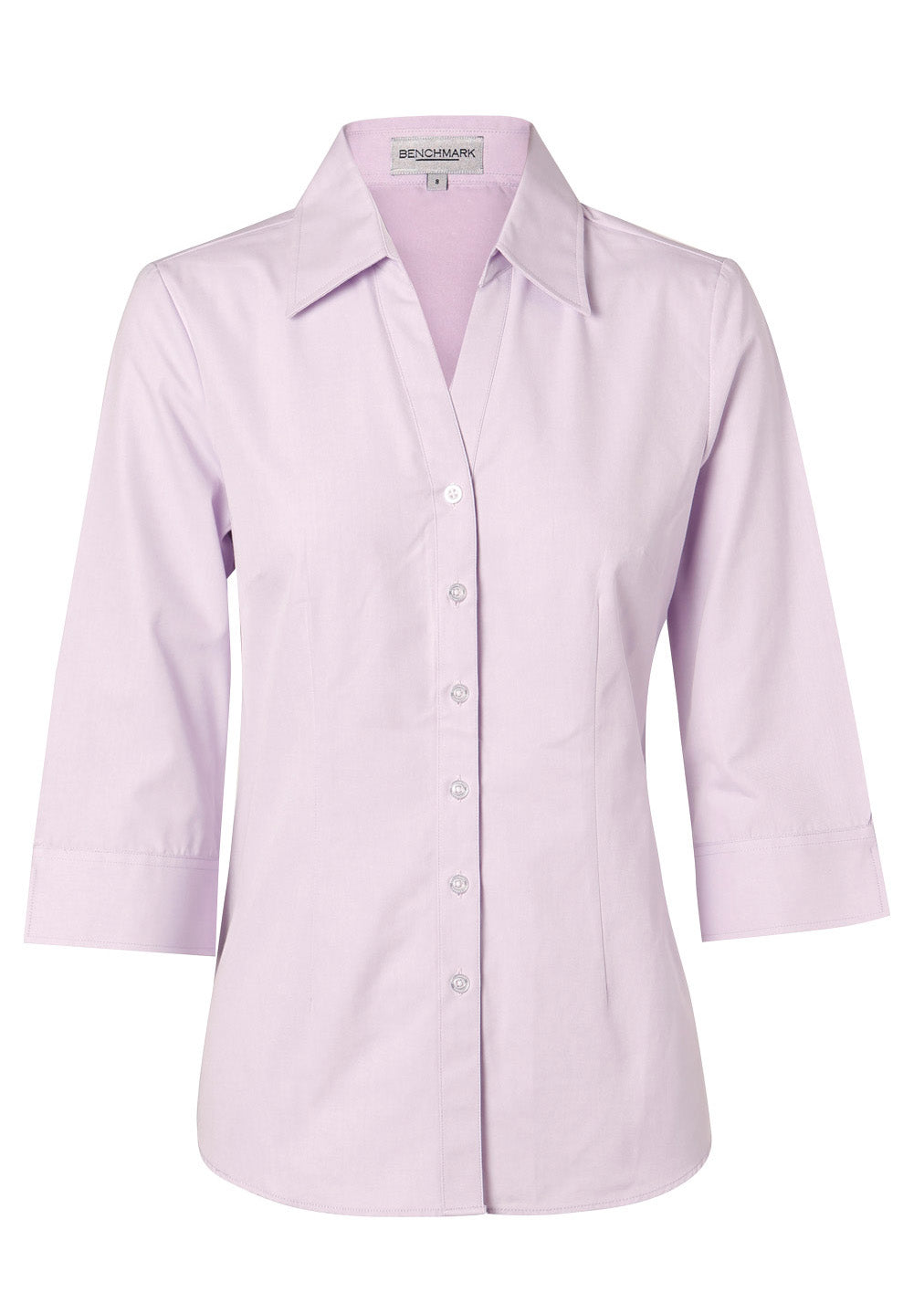 Winning Spirit CVC Ladies Oxford 3/4 Sleeve Shirt