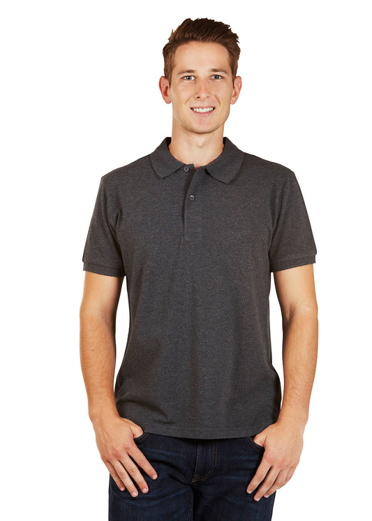 Blue Whale Mens Light Weight Cotton Pique Polo