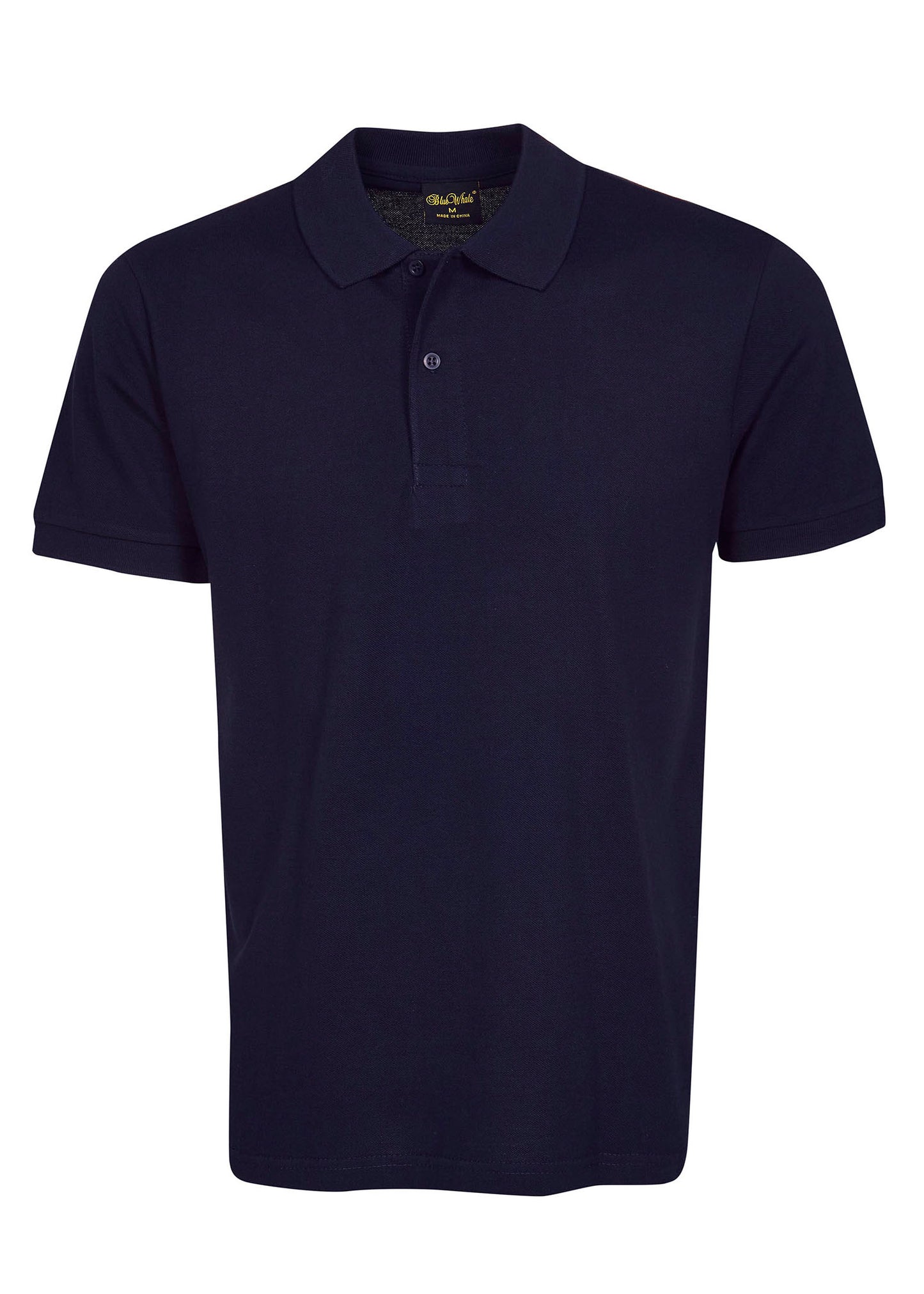 Blue Whale Mens Light Weight Cotton Pique Polo