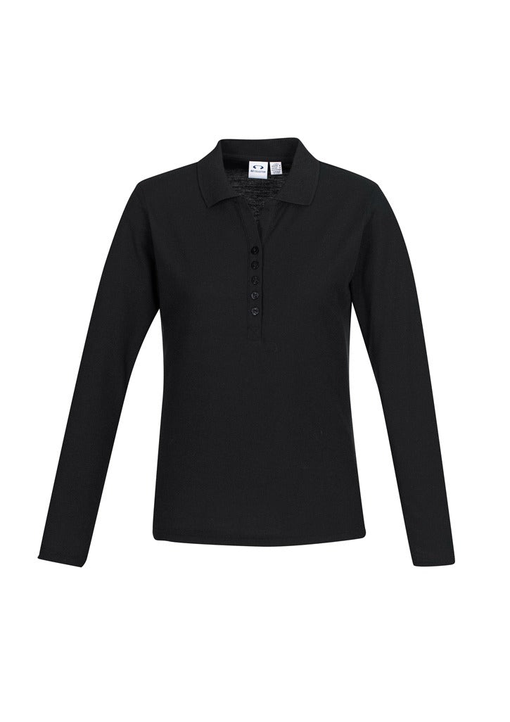 Biz Collection Crew Ladies L/S Polo