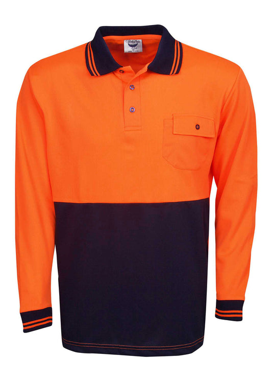 Blue Whale Unisex Hi Vis Cooldry Polo