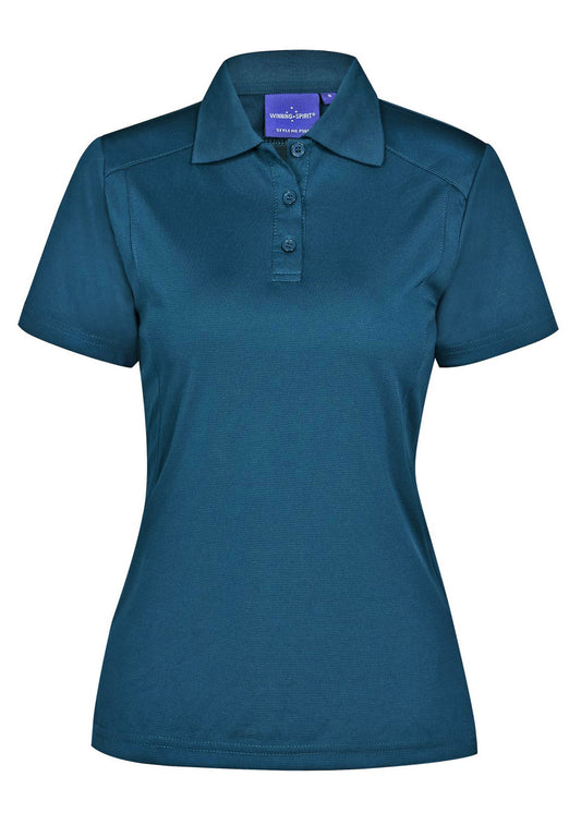 Winning Spirit Ladies Bamboo Charcoal Eco Fabric Short Sleeve Polo