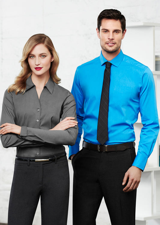 Biz Collection Mens Monaco Long Sleeve Shirt