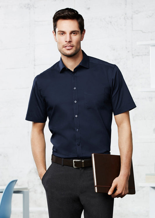 Biz Collection Mens Monaco Short Sleeve Shirt
