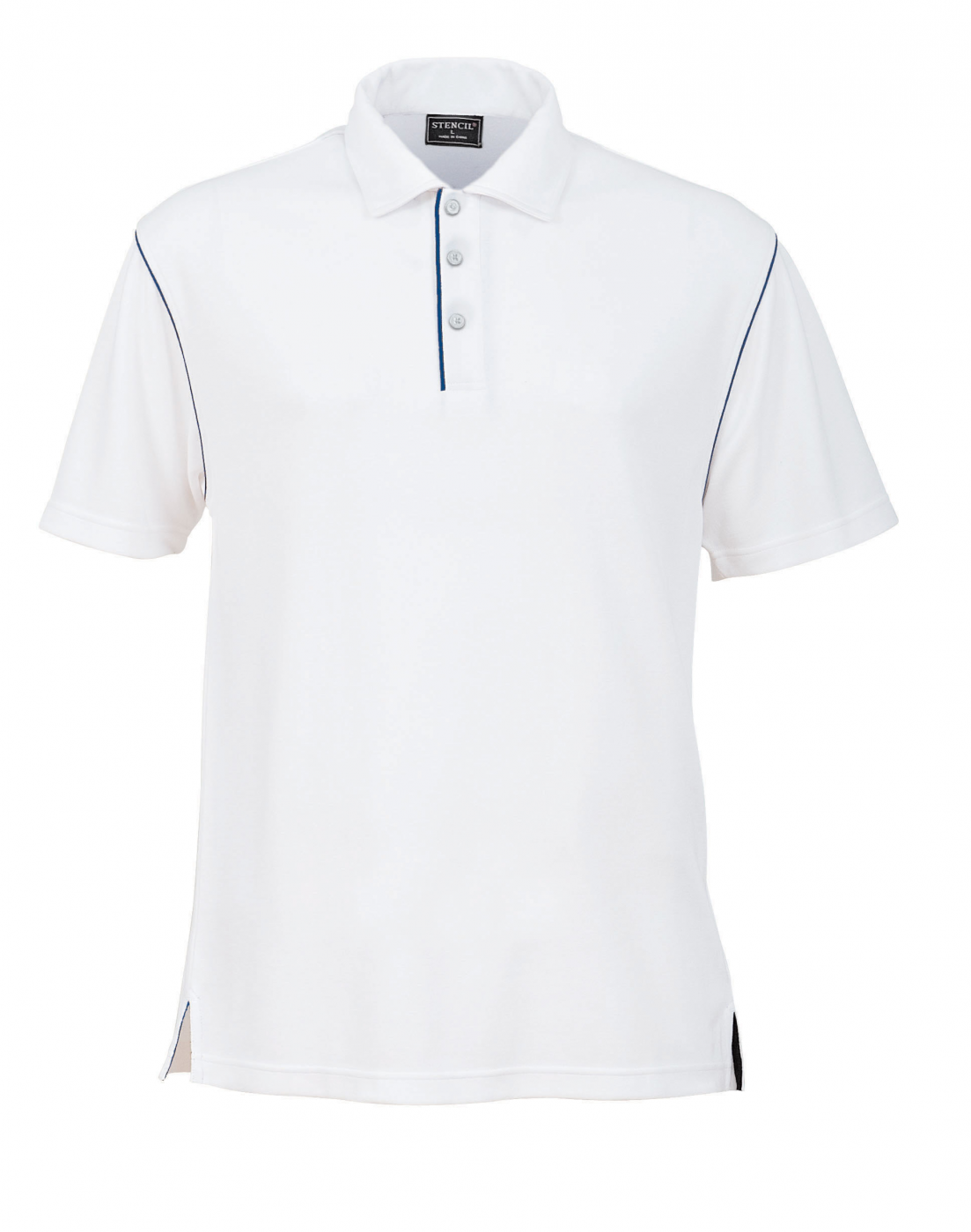 Stencil Mens Bio-Weave Polo