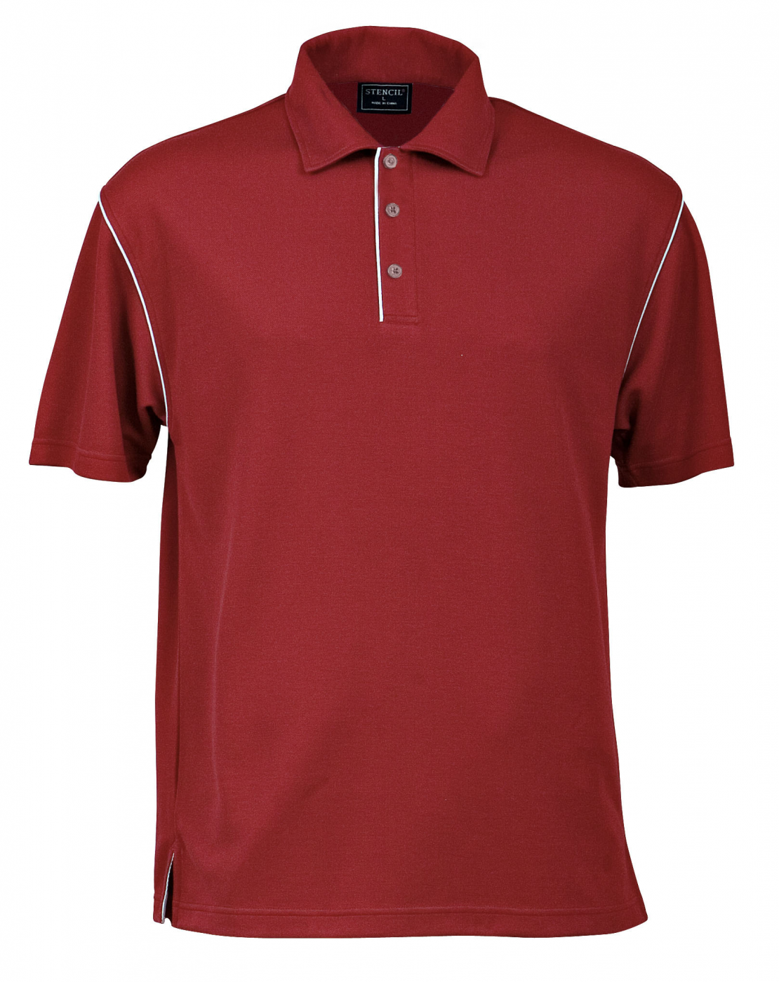 Stencil Mens Bio-Weave Polo