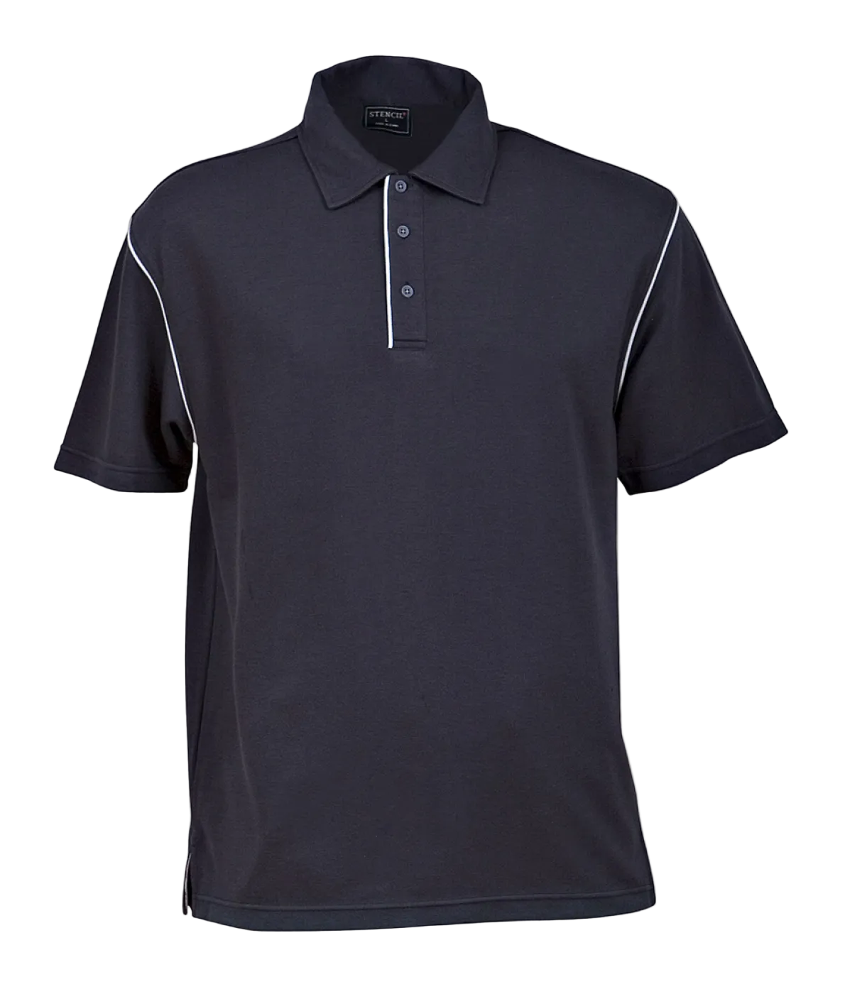 Stencil Mens Bio-Weave Polo