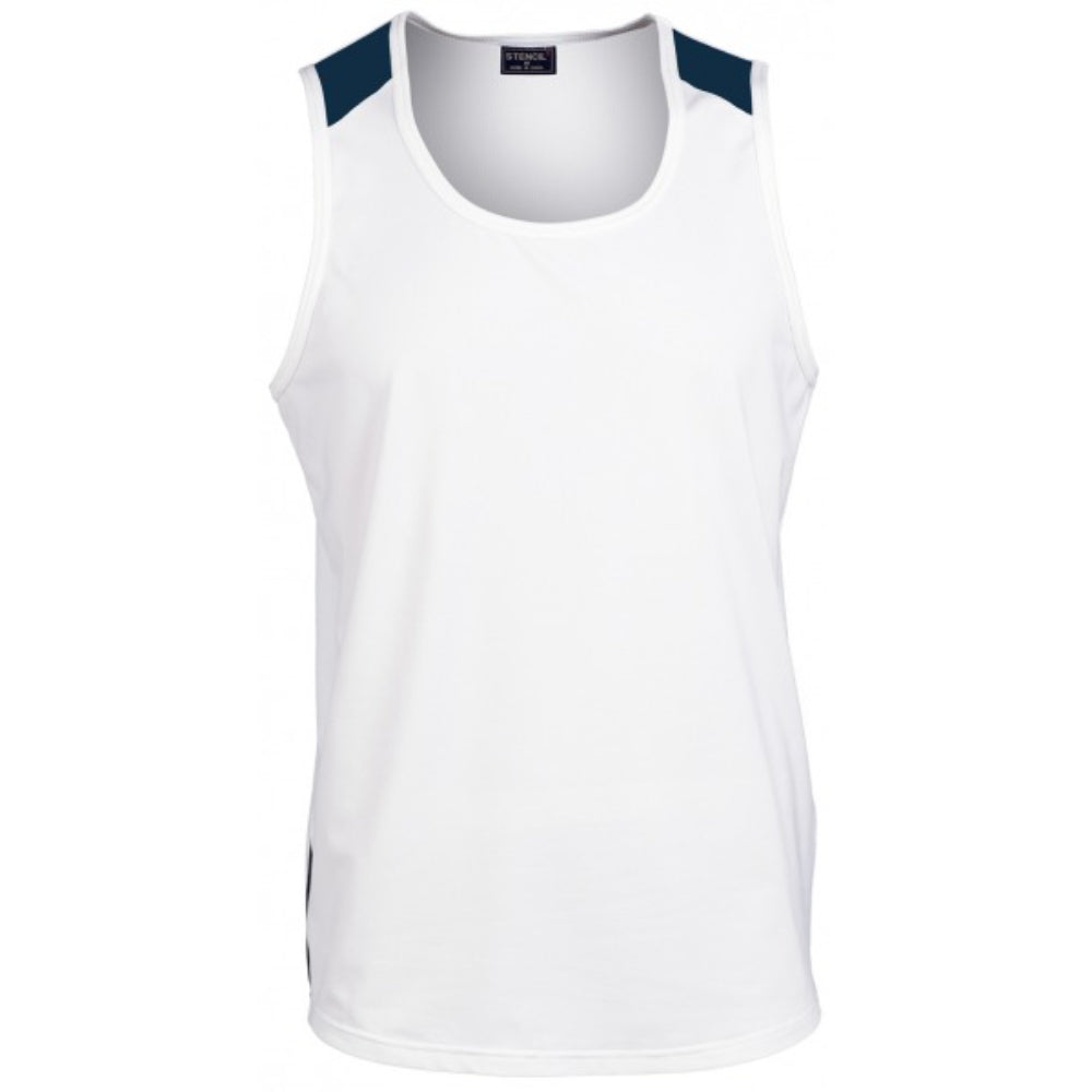 Stencil Mens Team Singlet