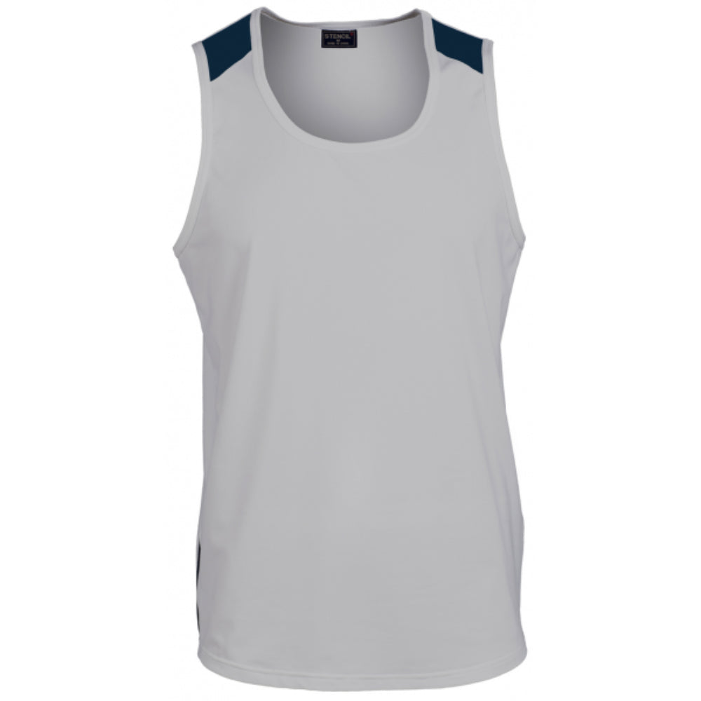 Stencil Mens Team Singlet