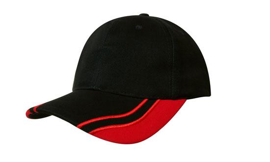 Headwear Brushed Heavy Cotton with Curved Peak Inserts