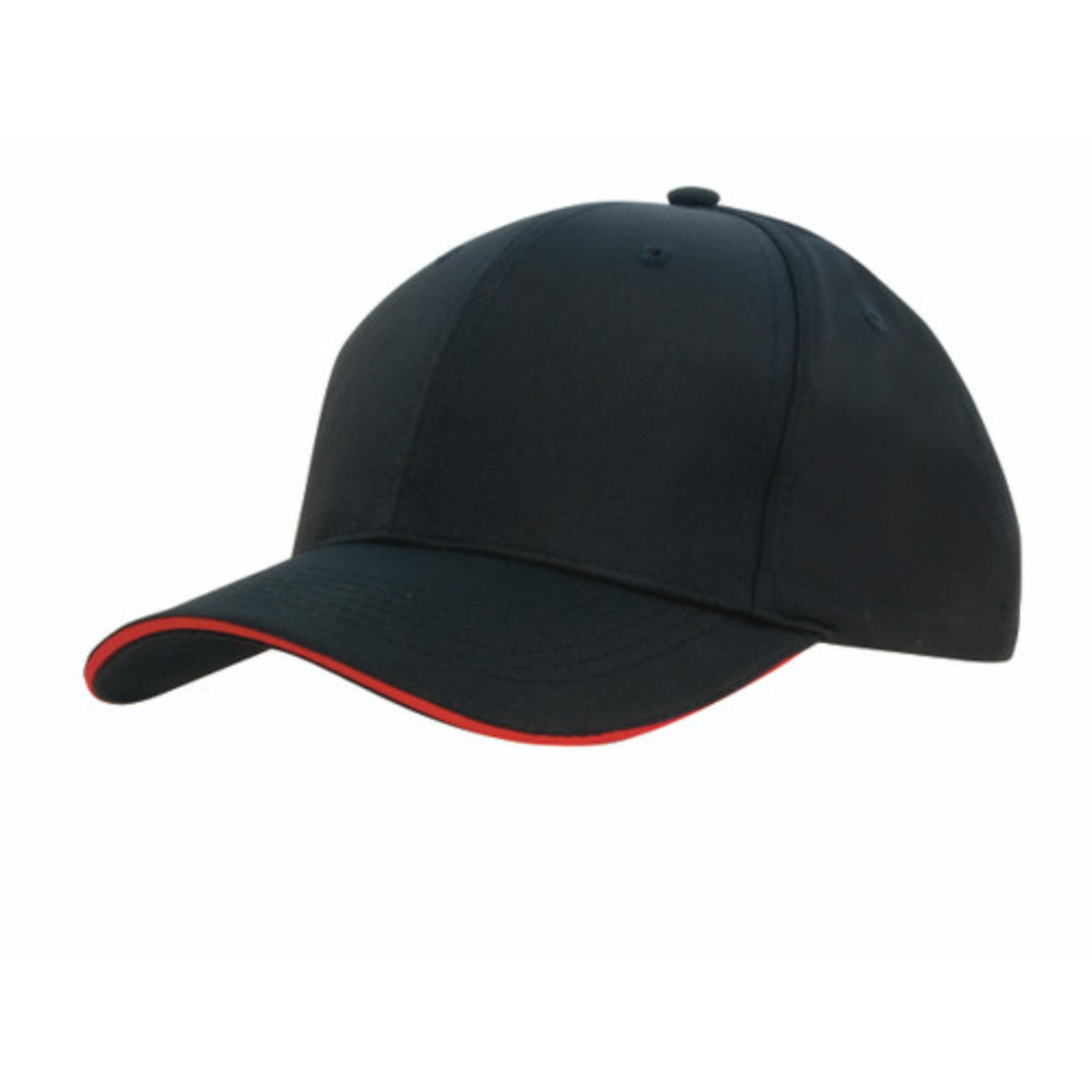 Headwear Sports Ripstop Cap with Sandwich Trim