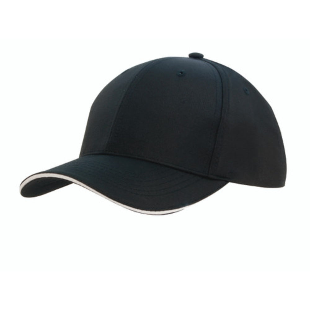 Headwear Sports Ripstop Cap with Sandwich Trim