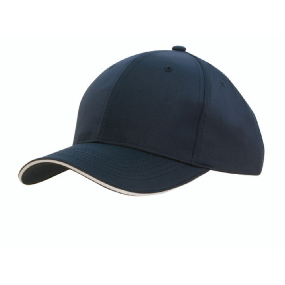 Headwear Sports Ripstop Cap with Sandwich Trim