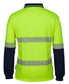 JBs Wear Hi Vis Segmented Tape Long Sleeve Polo
