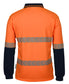 JBs Wear Hi Vis Segmented Tape Long Sleeve Polo