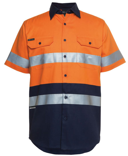 JBs Wear Hi Vis (D+N) S/S 190G Work Shirt