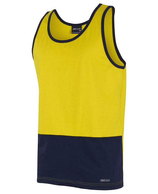 JBs Wear Hi Vis Cotton Singlet