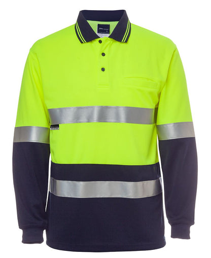 JBs Wear Hi Vis Non Cuff (D+N) Traditional Polo