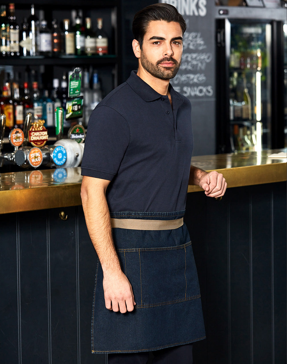 Winning Spirit AP10 - East Village Half Denim Apron