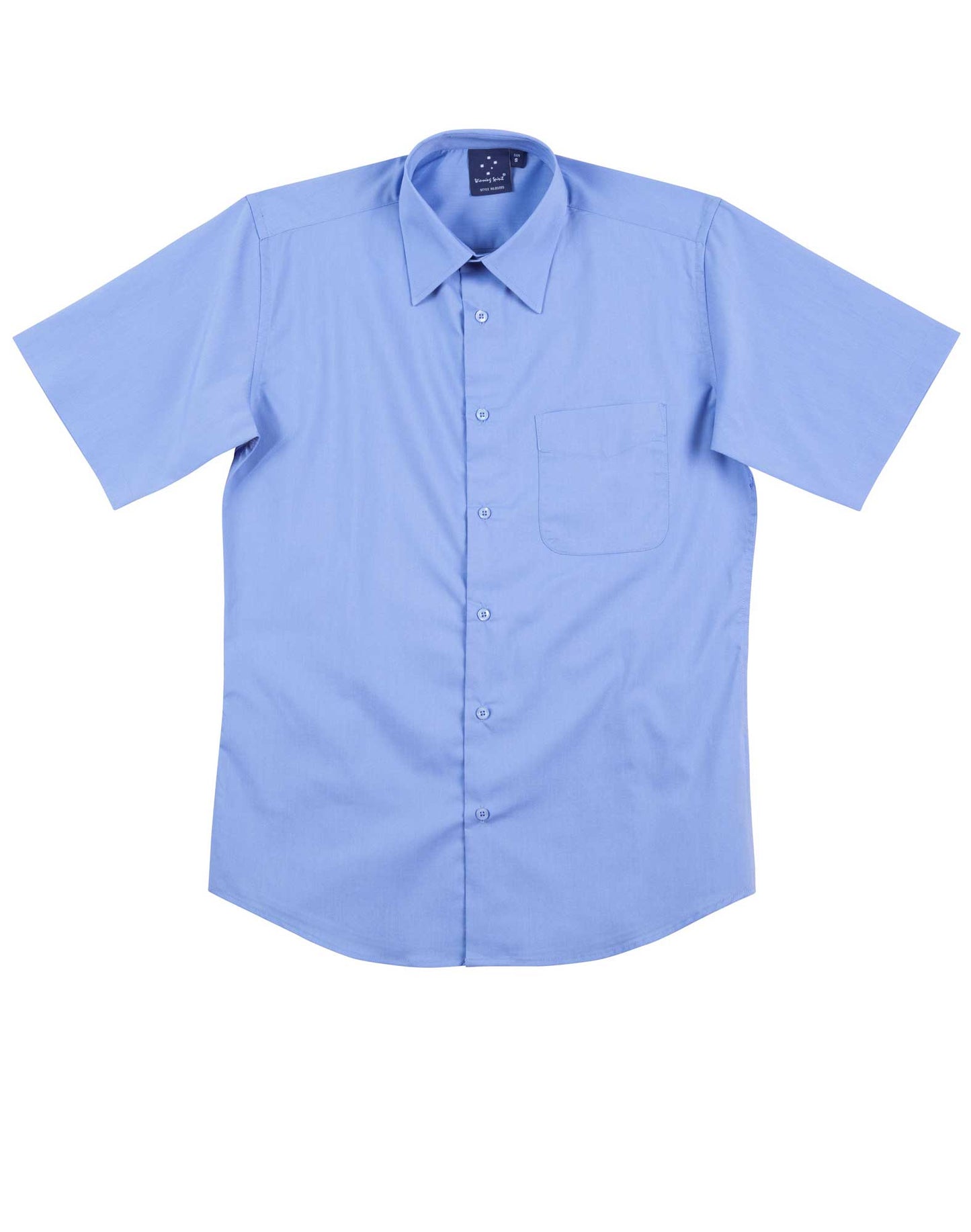 Winning Spirit BS08S Men's Telfon Executive Short Sleeve Shirt