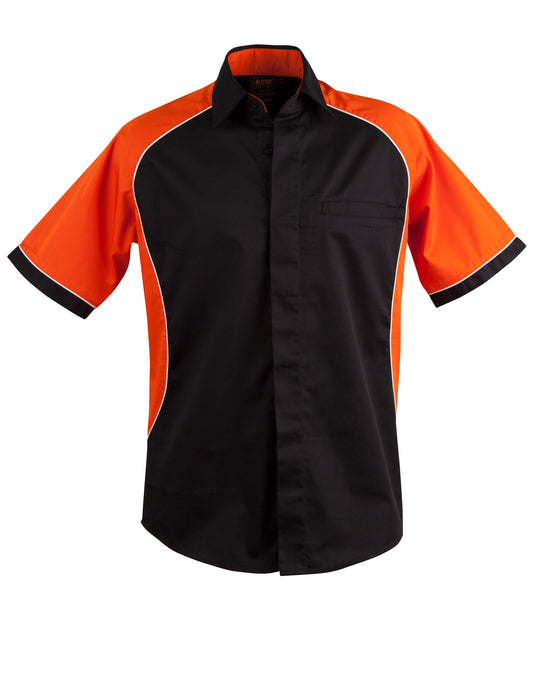 Winning Spirit BS15 Men's Arena Tri-colour Contrast Shirt