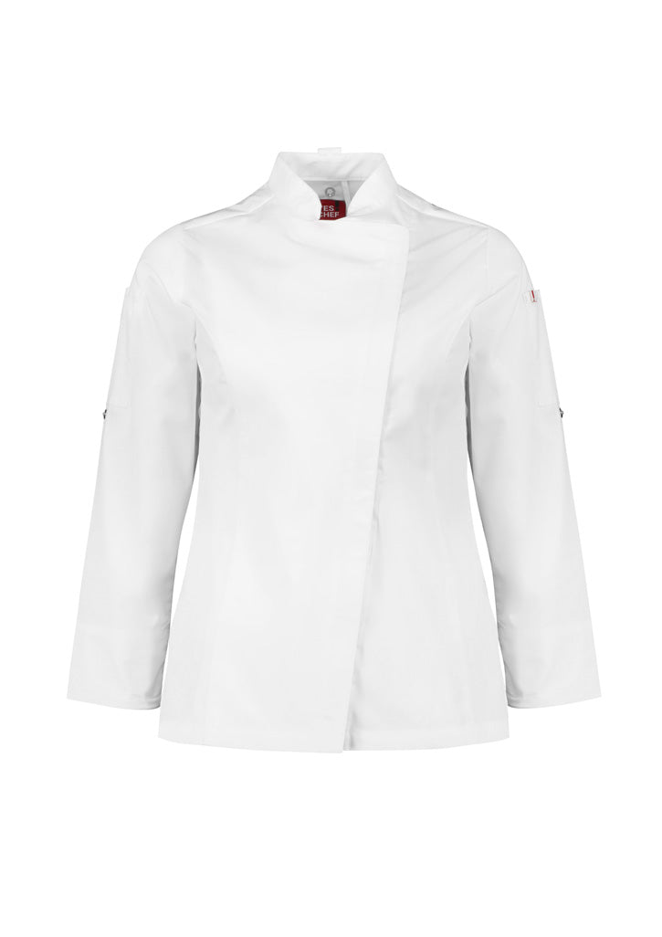 Biz Collection - Womens Alfresco Long Sleeve Chef Jacket