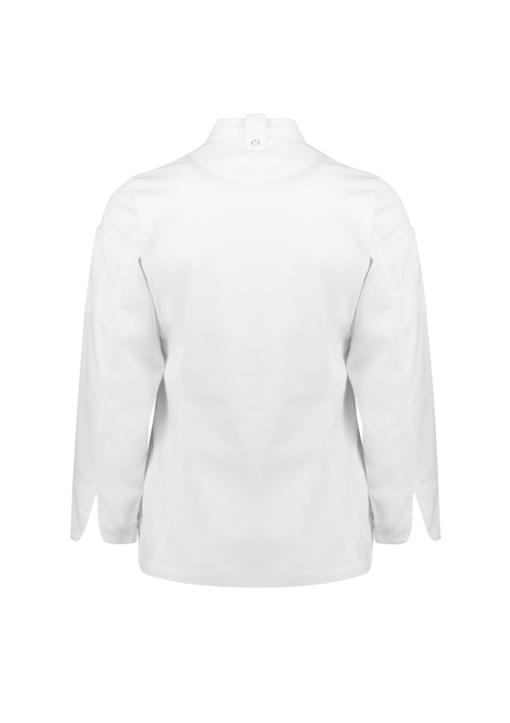 Biz Collection - Womens Alfresco Long Sleeve Chef Jacket