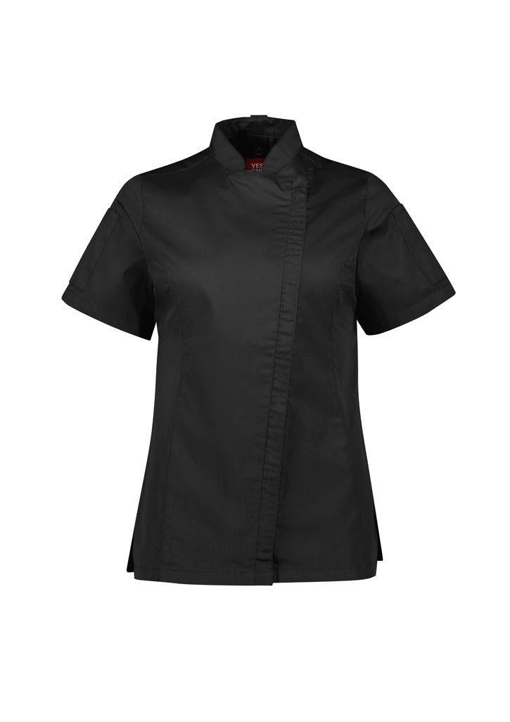 Biz Collection - Womens Alfresco Short Sleeve Chef Jacket