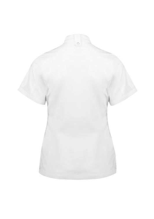 Biz Collection - Womens Alfresco Short Sleeve Chef Jacket