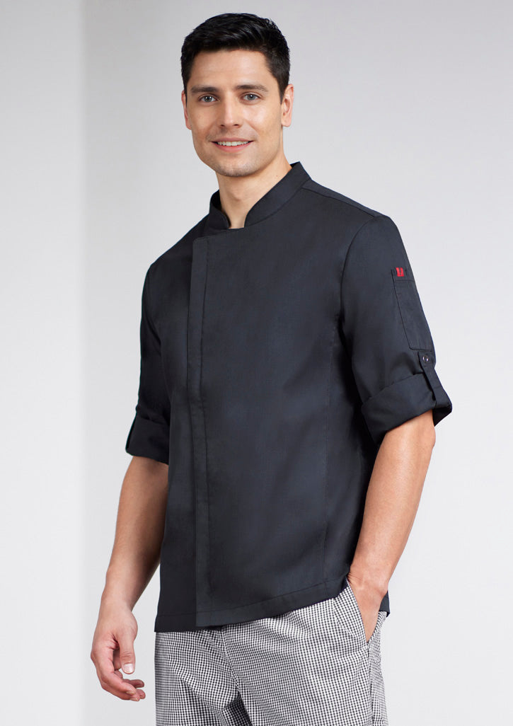Biz Collection - Mens Alfresco Long Sleeve Chef Jacket