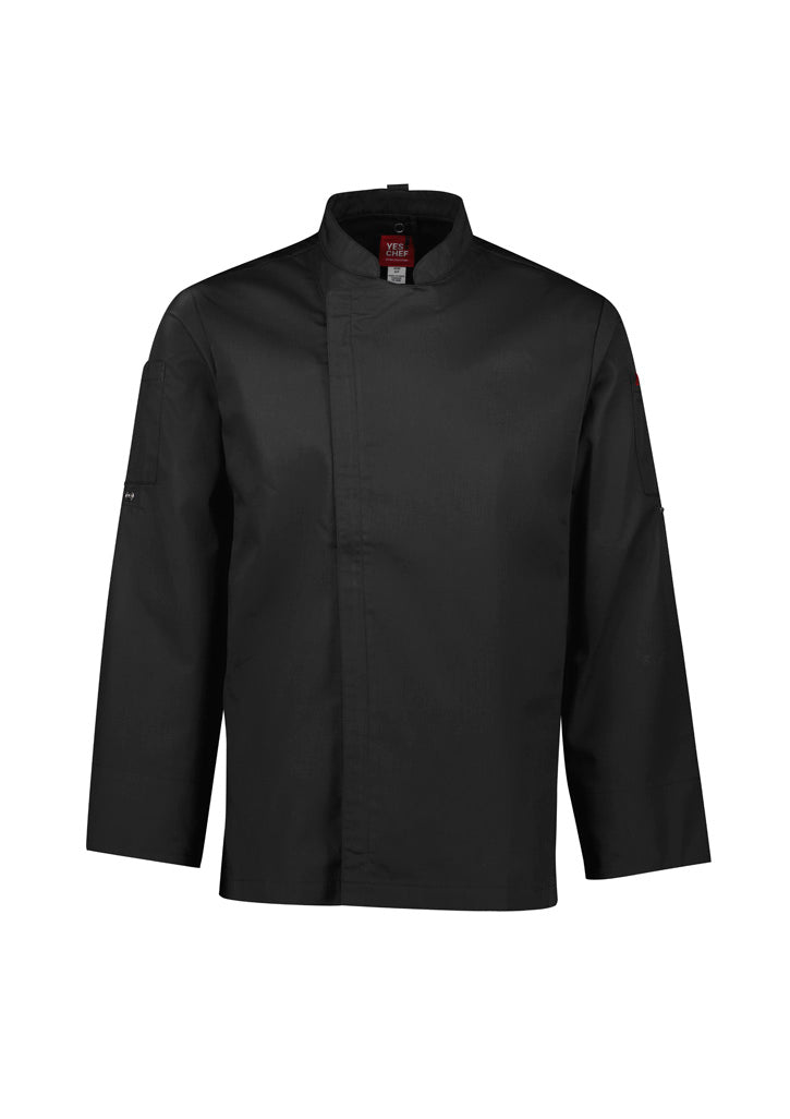 Biz Collection - Mens Alfresco Long Sleeve Chef Jacket