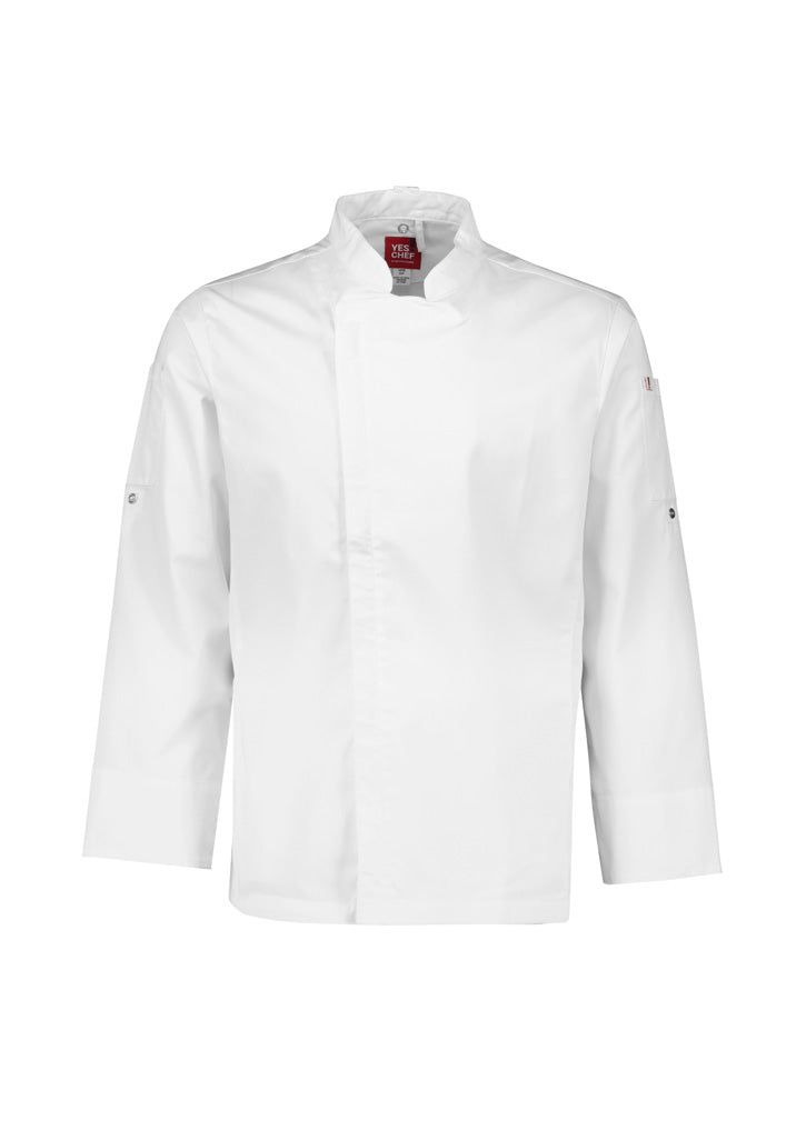 Biz Collection - Mens Alfresco Long Sleeve Chef Jacket