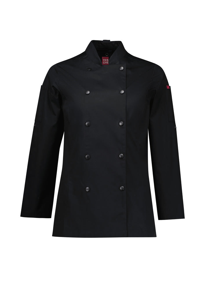 Biz Collection - Womens Gusto Long Sleeve Chef Jacket