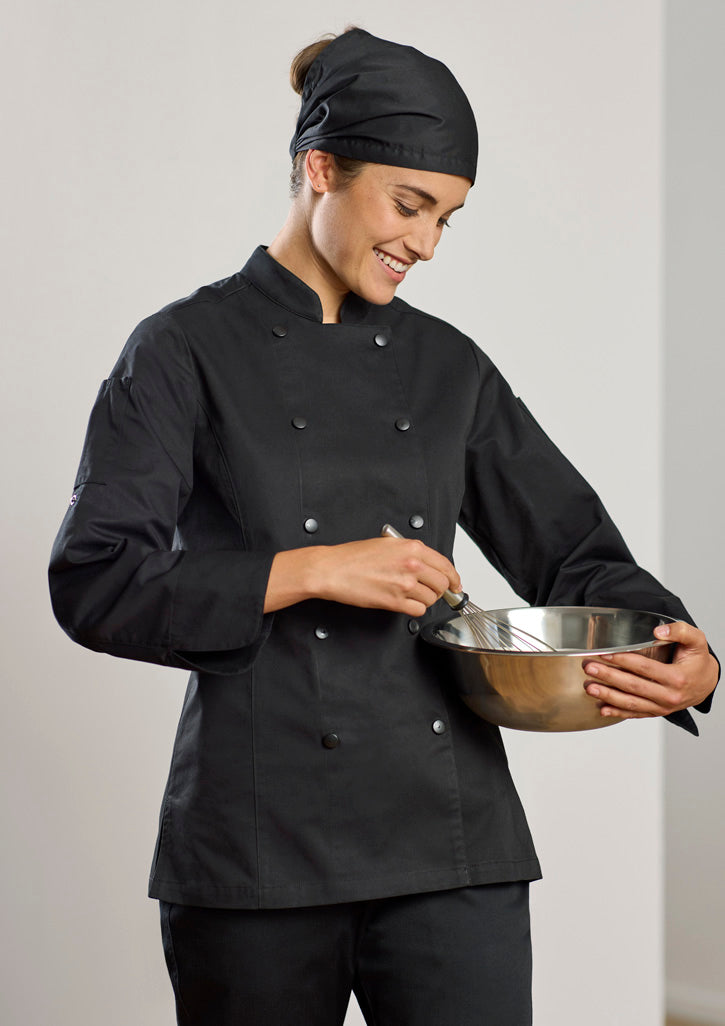 Biz Collection - Womens Gusto Long Sleeve Chef Jacket