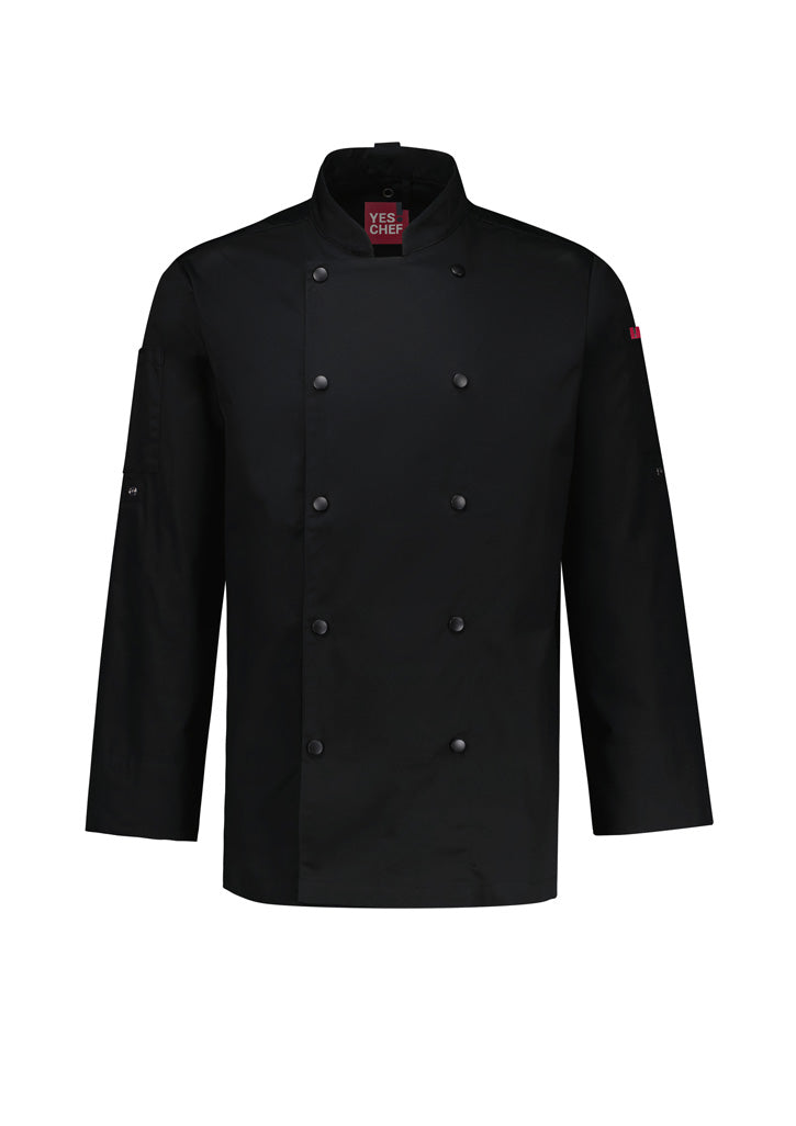 Biz Collection - Mens Gusto Long Sleeve Chef Jacket